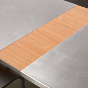 Postmodern Dining Set in Aluminum and Steel Belgium 1980s/90s