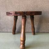 Old folk art stool