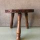 Old folk art stool