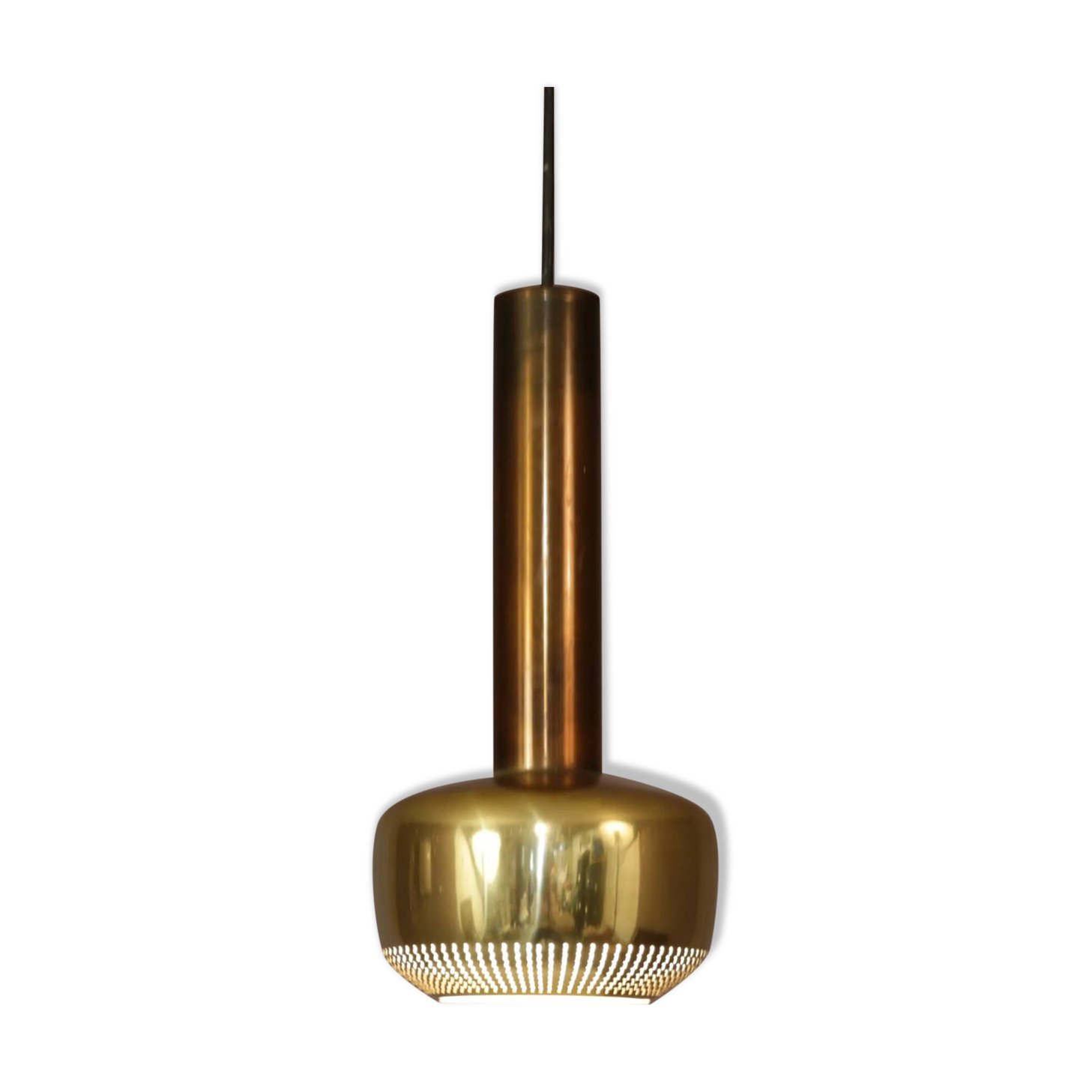 1950s VL56 lamp in brass / Vilhelm Lauritzen / Louis Poulsen, Denmark