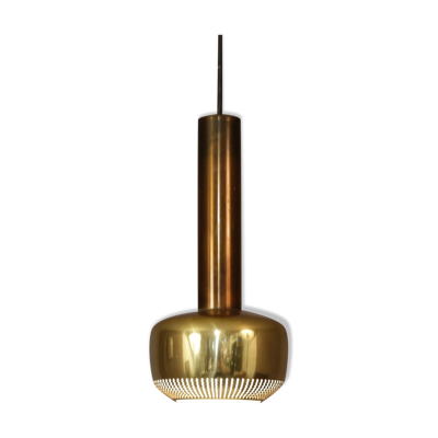 Lampe VL56 en laiton / Vilhelm Lauritzen / Louis Poulsen, Danemark, années 1950