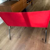 Chair Tacchini Model XL Pietro Arosio red bench
