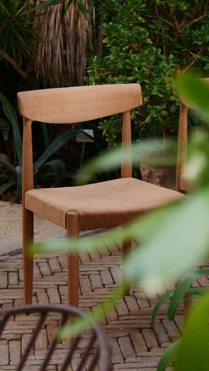 Danish Knud Faerch Chair Set Model 343