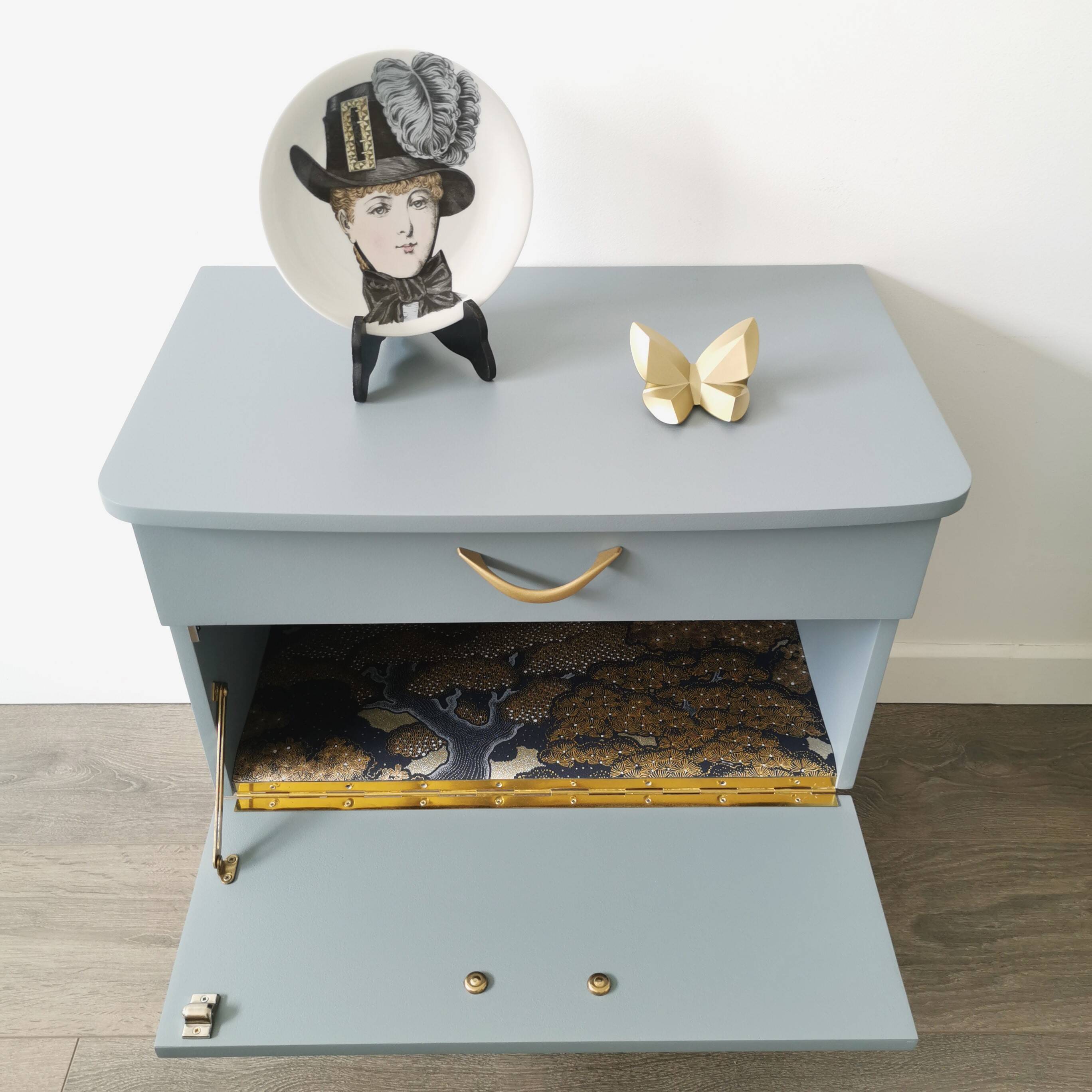 Pair of vintage bedside tables