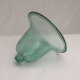 Vintage mouth-blown glass garden bell