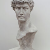 Sculpture bust of David