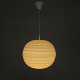Vintage pendant lamp Aloys F. Gangkofner for Erco, plastic sphere