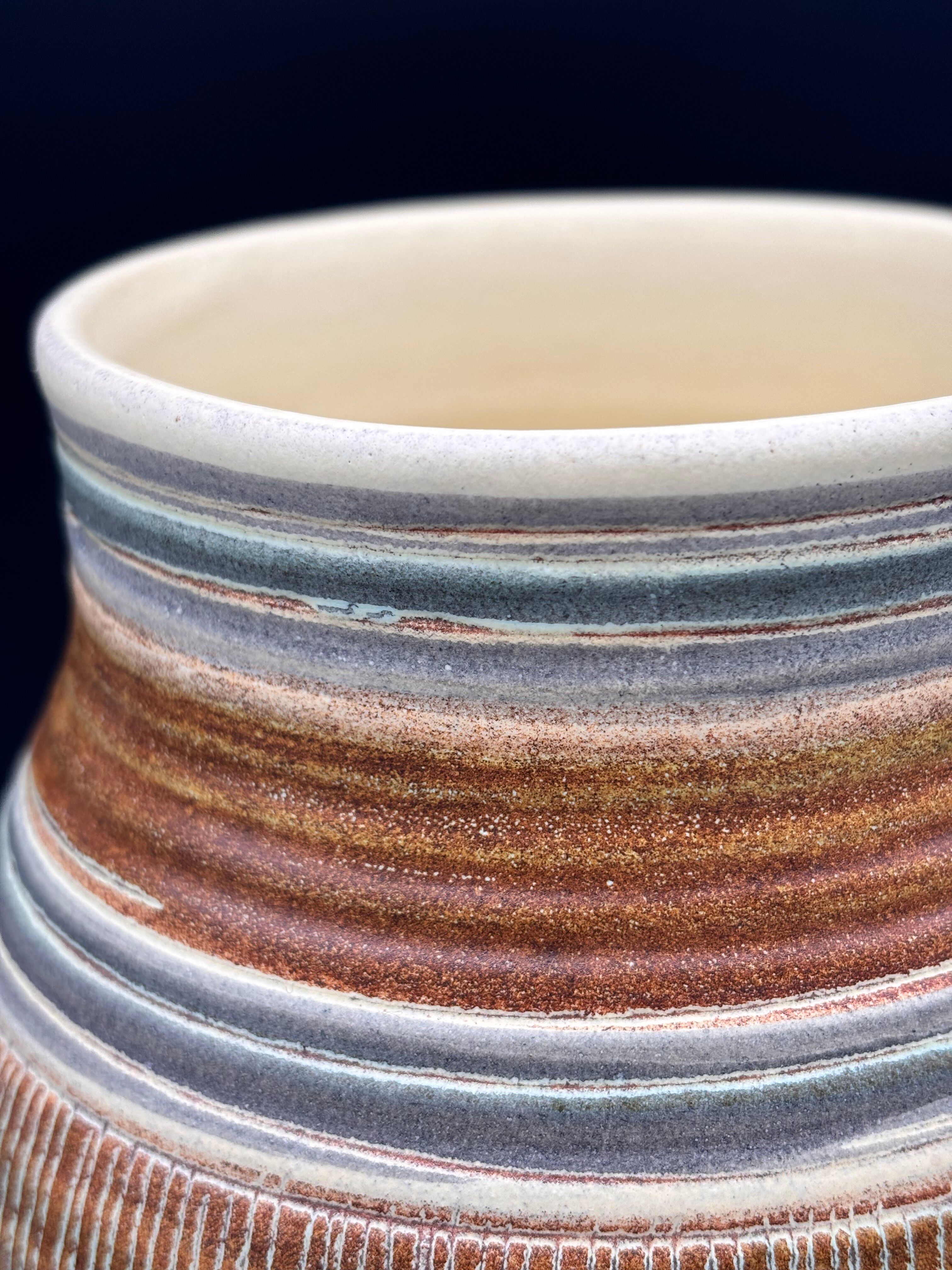 Ancient ceramic vase by Marcel Guillot