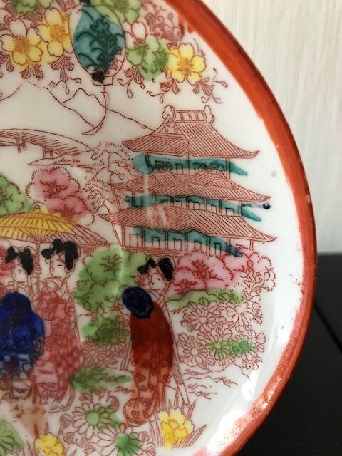 Handmade Japanese saucer