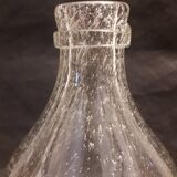Bottle bubbling glass artisan Biot vintage 1970