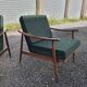Paire de fauteuils boomerang, années 70