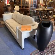 White leather sofa de sede