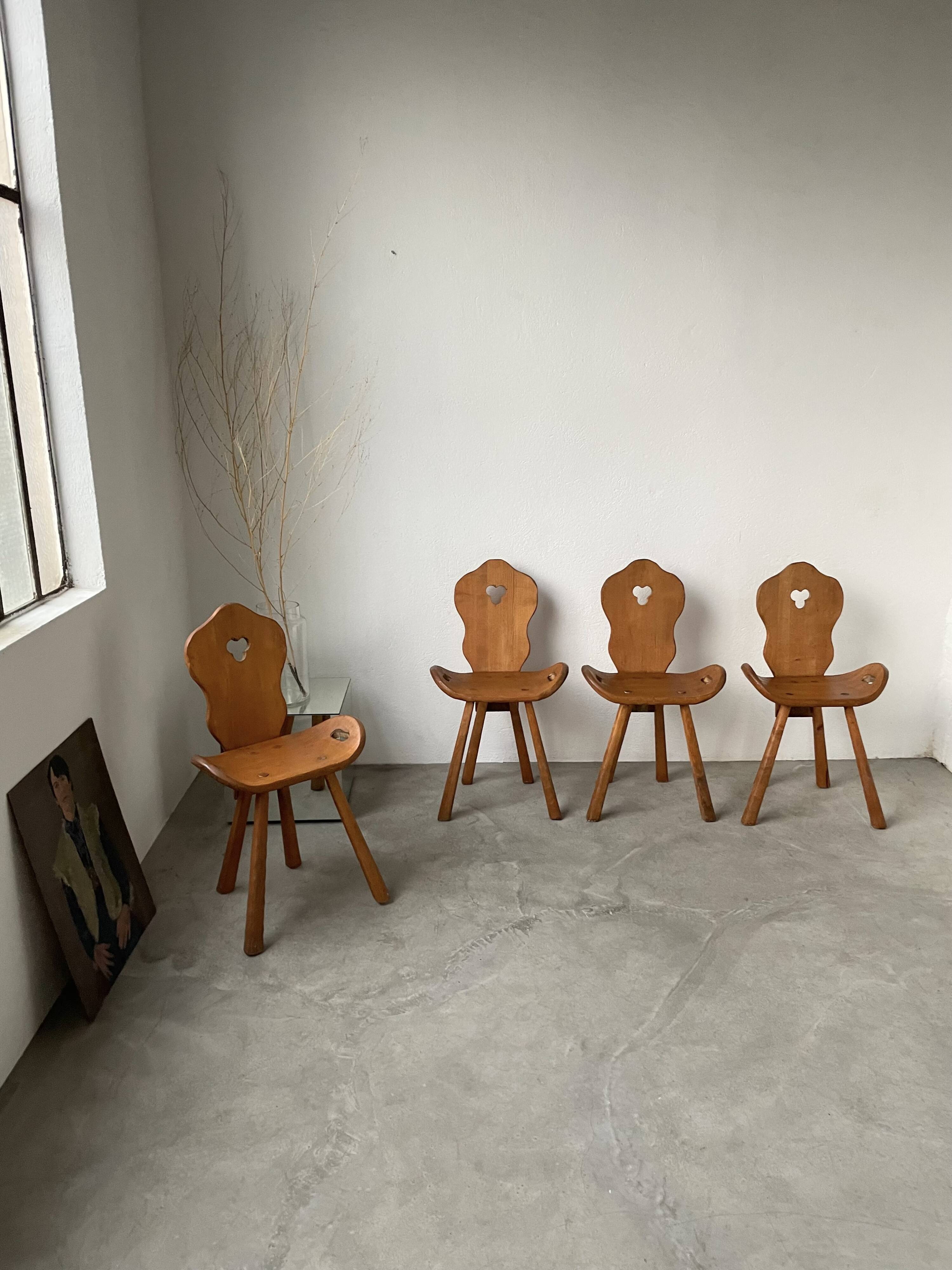 Oak mountain chalet chairs