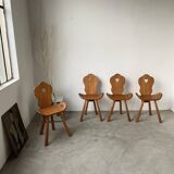 Oak mountain chalet chairs