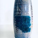 Mid-Century Design Art Studio Ceramic Table Lamp by Cacf Faenza, Italy, 1950s