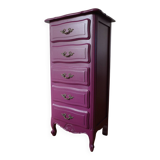 Vintage chest of drawers Seasonal Plum