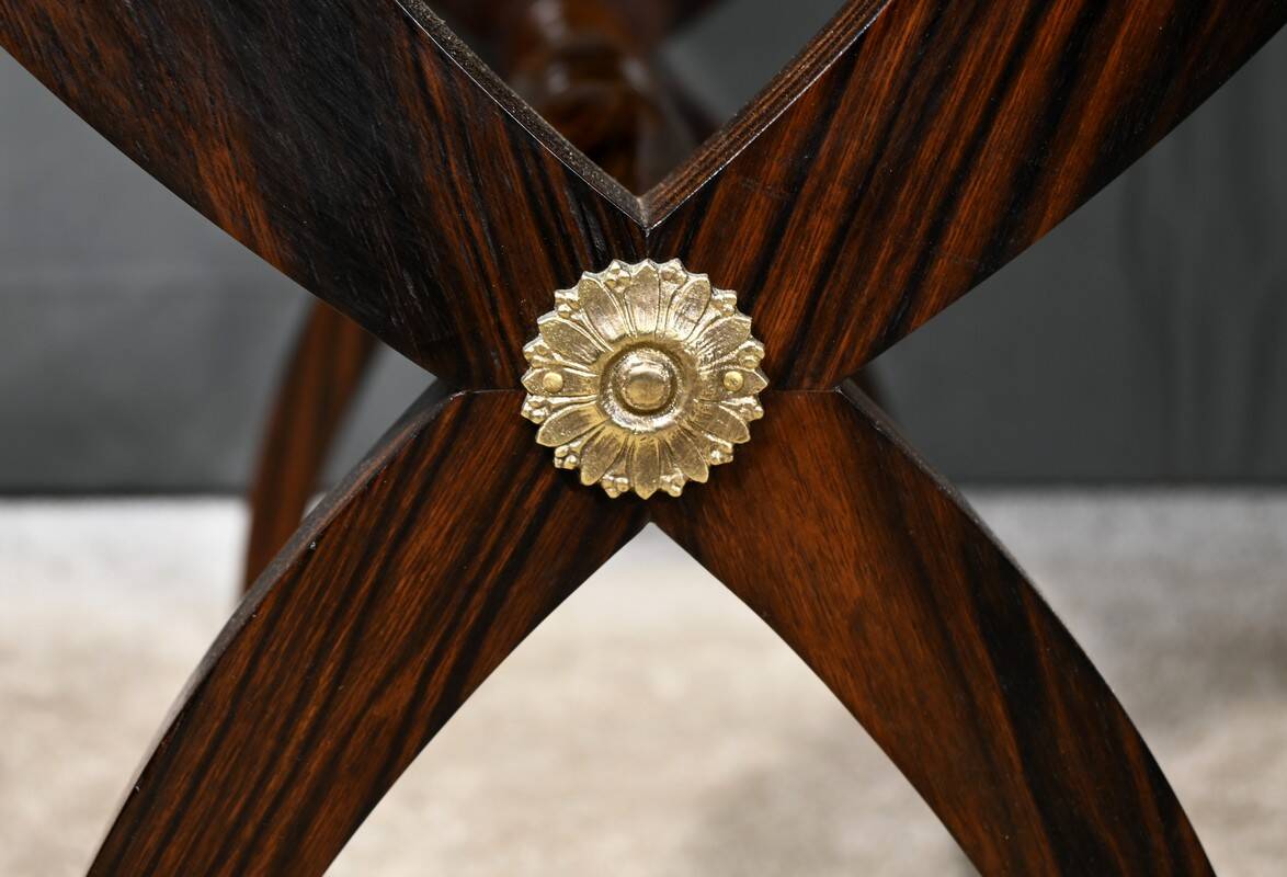Rosewood work table, Napoleon III style, Maison Roll, Fg. St Antoin