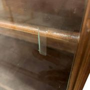 Vitrine, étagère, bibliothèque vintage en bois