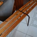 School wooden bench 70s