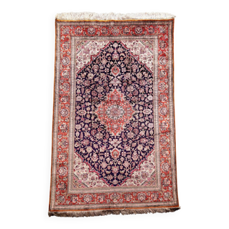 Ghoum carpet in silk and cotton, Iran