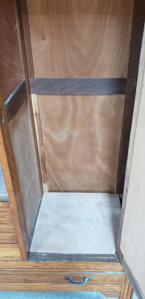 Art-deco style glazed cabinet