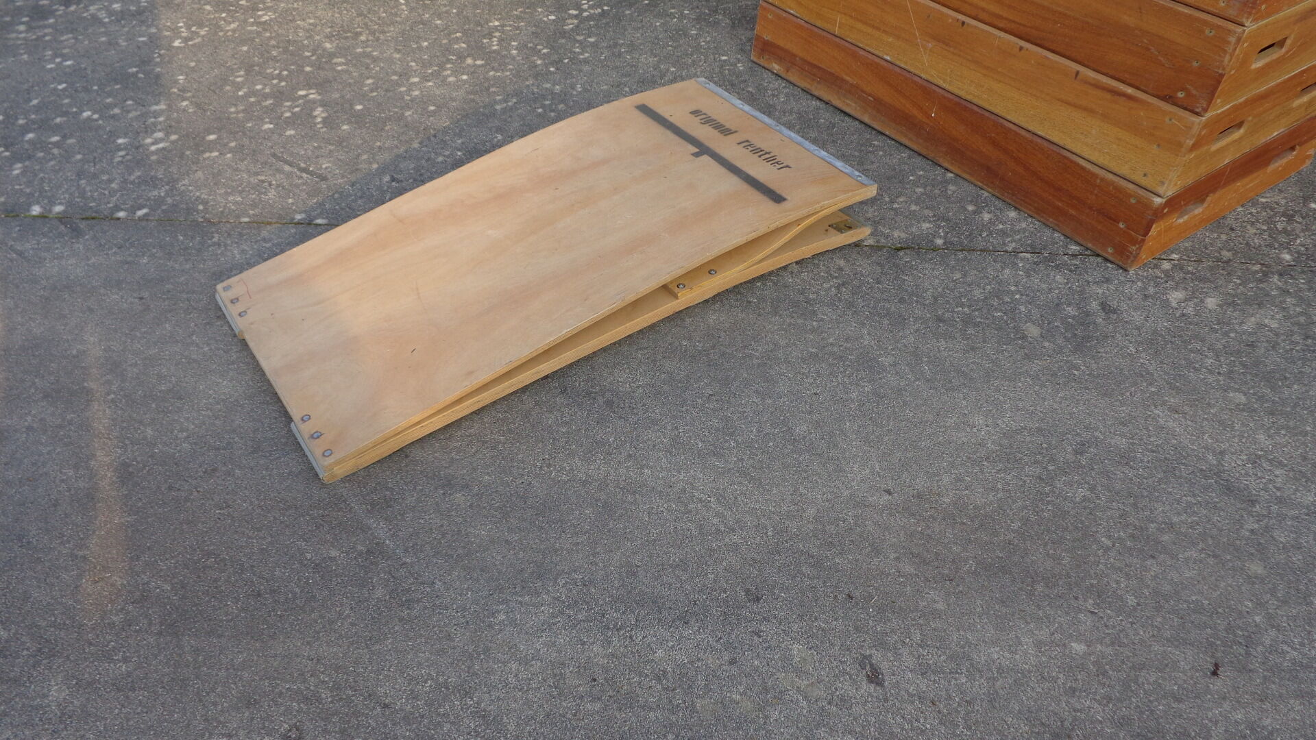 Plinth of gymnastics