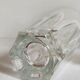 Six Art-Deco long drink glasses in crystal with cut sides