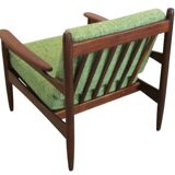 vintage mid century teak Fauteuil 'Rozendaal'