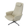 Sweden beige swivel armchair for Asko, 1970