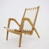 1970s Jan Vaněk Oak armchair, Czechoslovakia