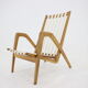 1970s Jan Vaněk Oak armchair, Czechoslovakia