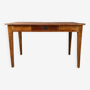 Bureau / table vintage en chêne des année 50