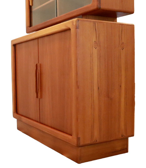 Vintage Danish design Dyrlund two-piece cabinet