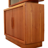 Vintage Danish design Dyrlund two-piece cabinet