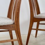 2 chaises en chêne Eva par Niels Koefoed 1960