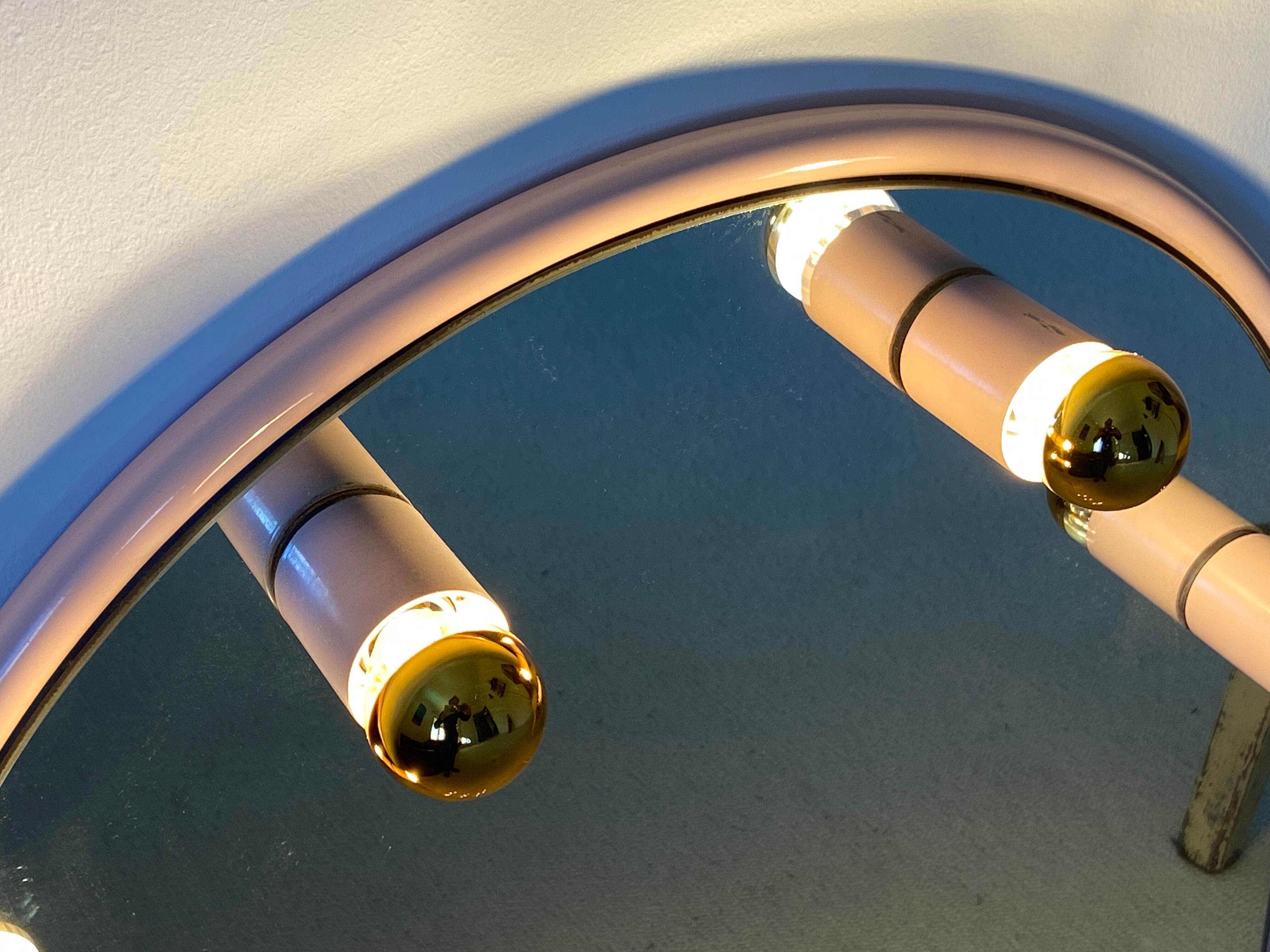 Bright bathroom mirror 80s