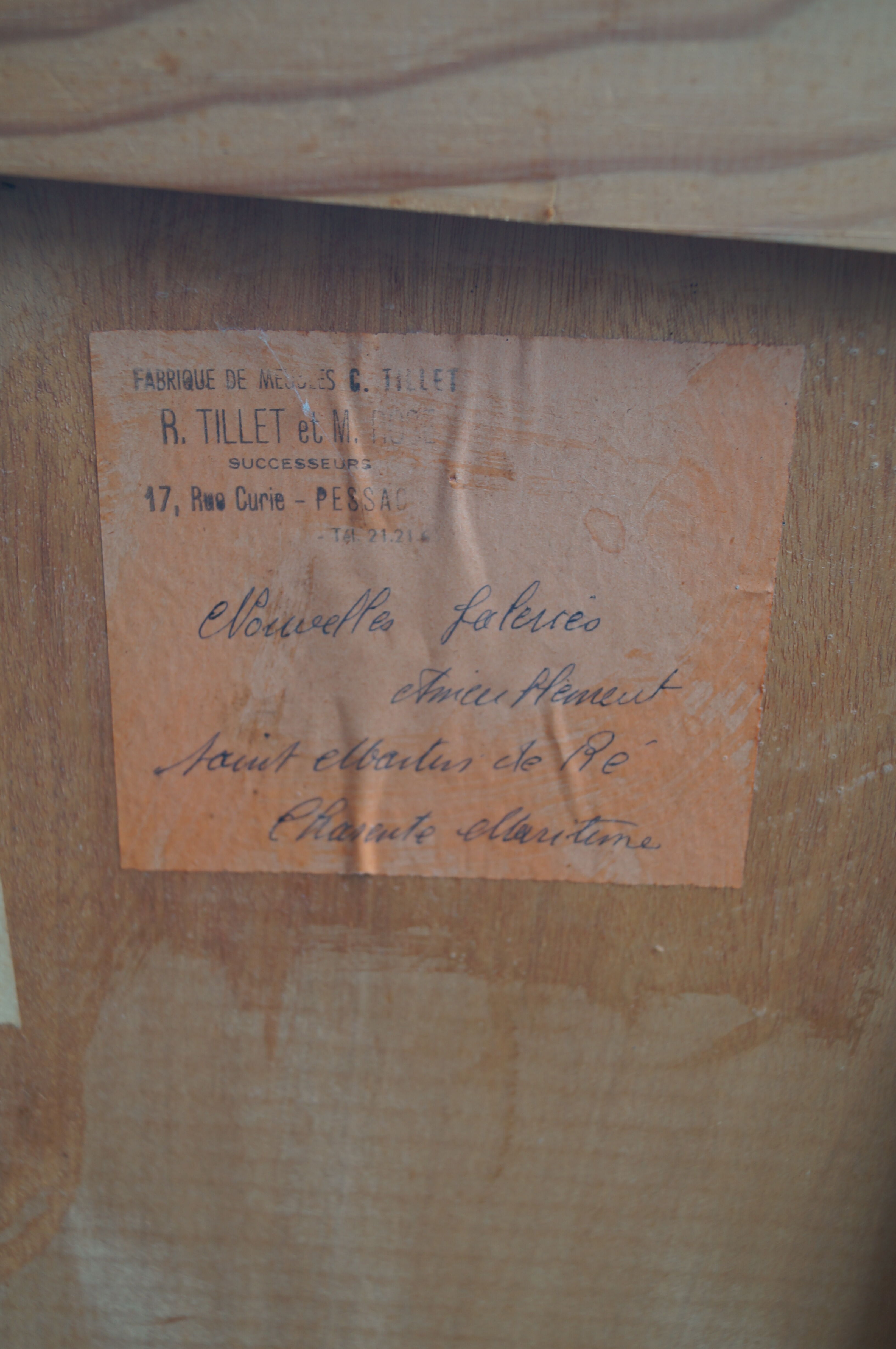 Solid wood chest of drawers 1970