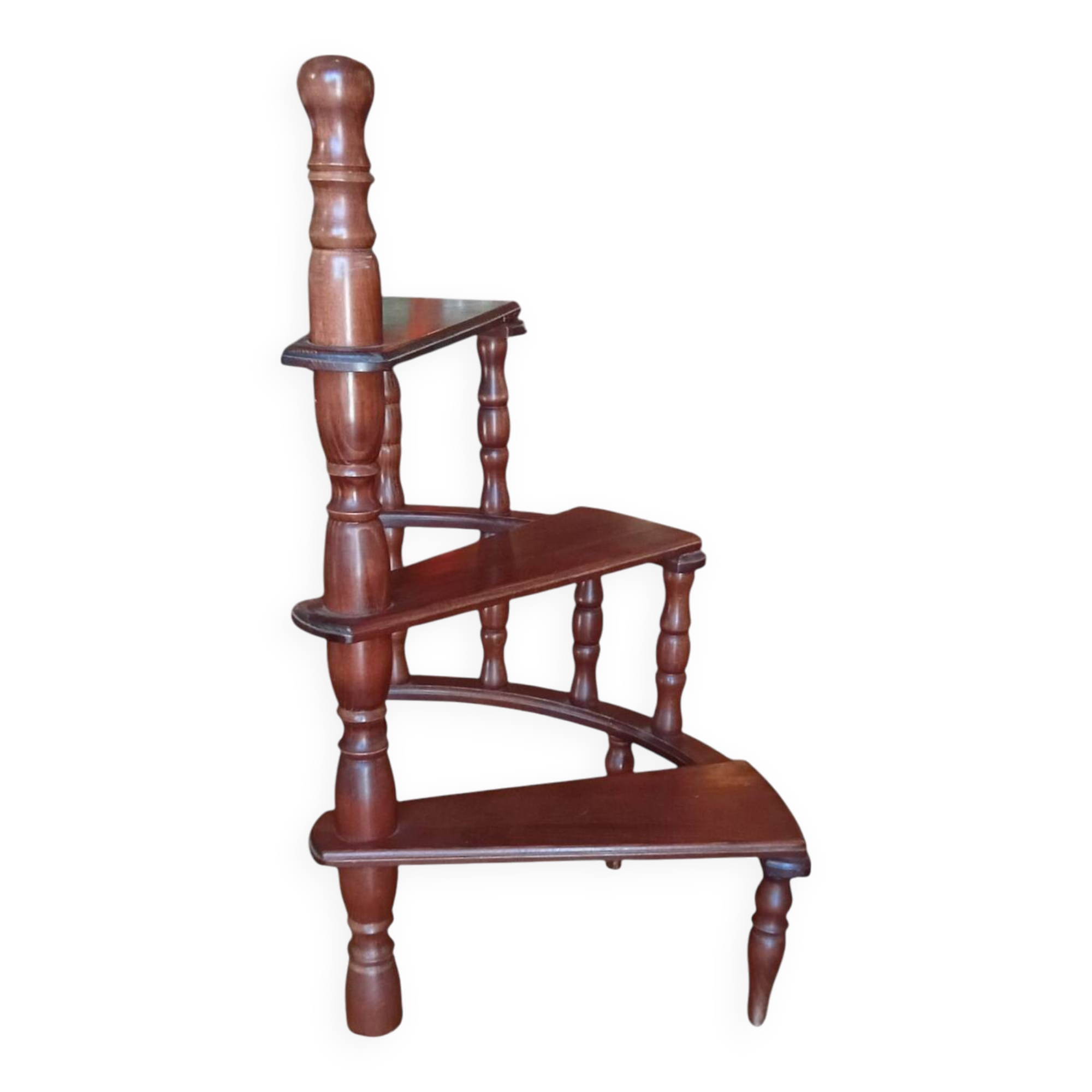 Old library stepladder staircase