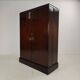 1920s Mahogany and Oak Compactom Ltd Gentleman’s Wardrobe