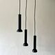 3x Lyfa lamp Denmark vintage spot lightning black postmodern midcentury 70s