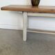 Vintage solid wood farmhouse bench