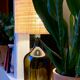 Lampe dame jeanne et rabane