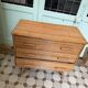 Commode 3 tiroirs bambou/rotin vintage