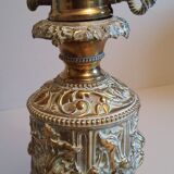 Lampe à huile avec modérateur époque Napoléon III