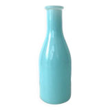 Vase verre bleu