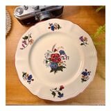 Set of 6 Agreste Sarreguemines plates