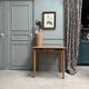 Table made of solid chestnut (renovated) or