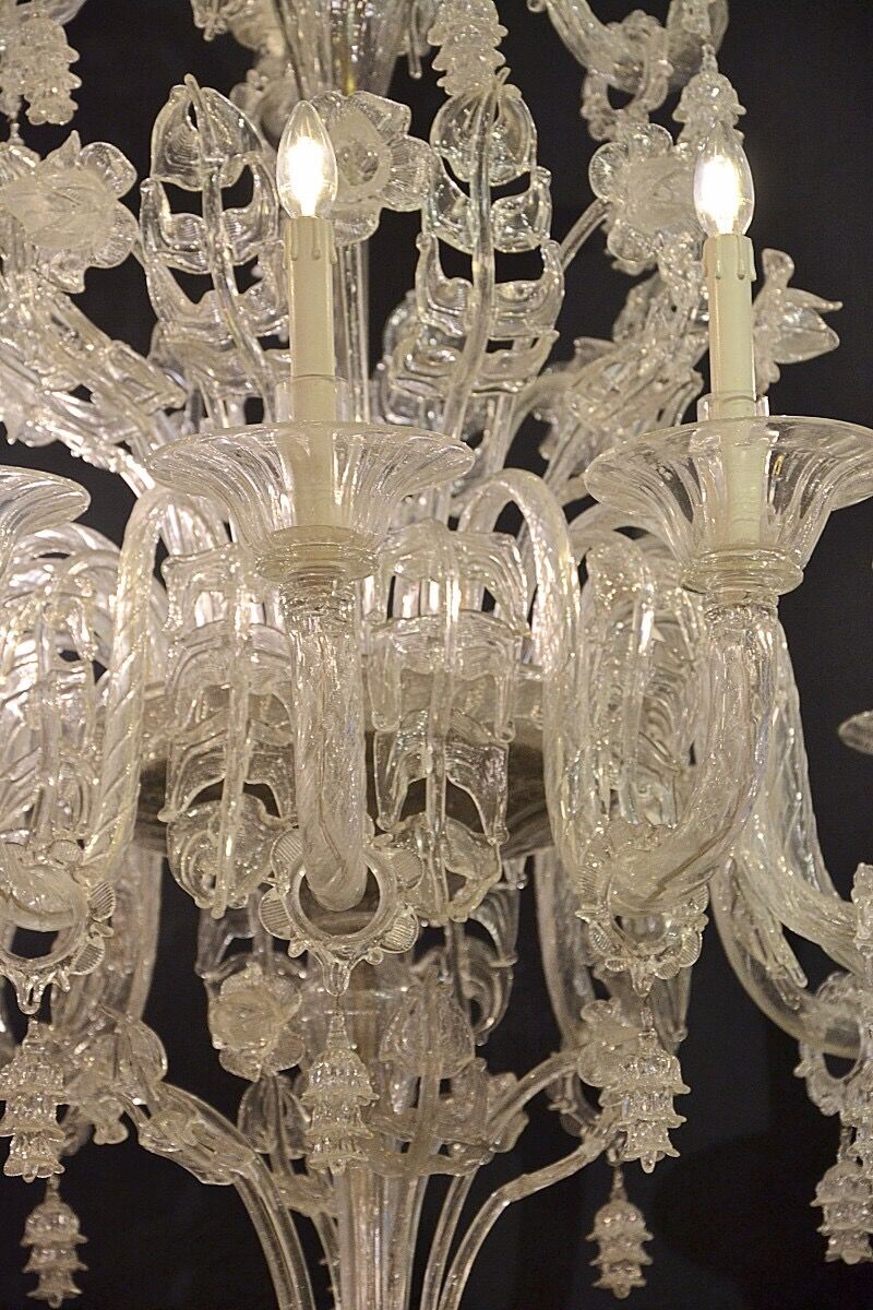Important Pauly, Venice Murano glass chandelier