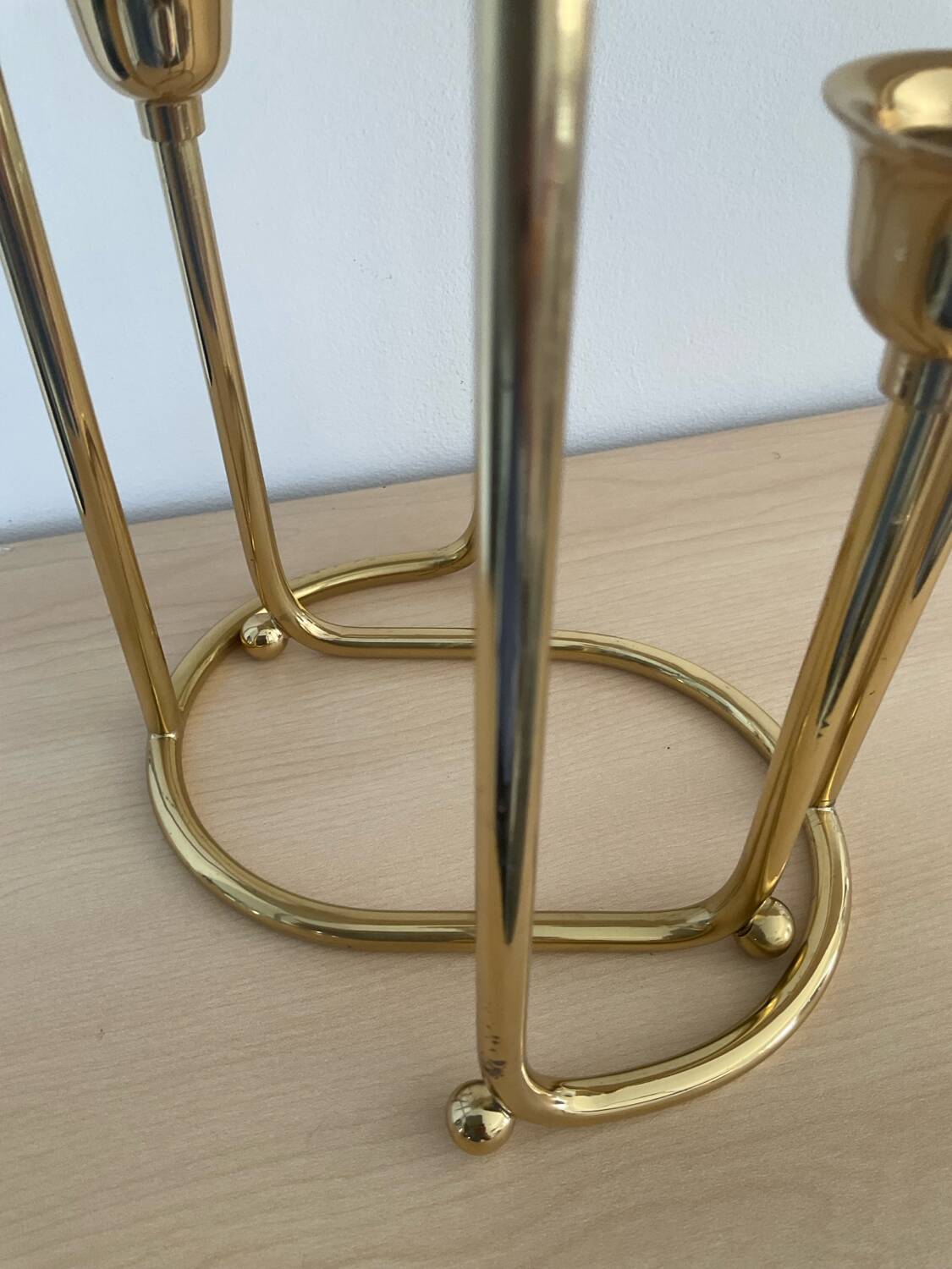 Pair of vintage brass candlesticks