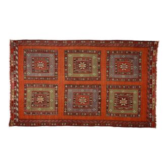 Anatolian handmade kilim rug 315 cm x 184 cm